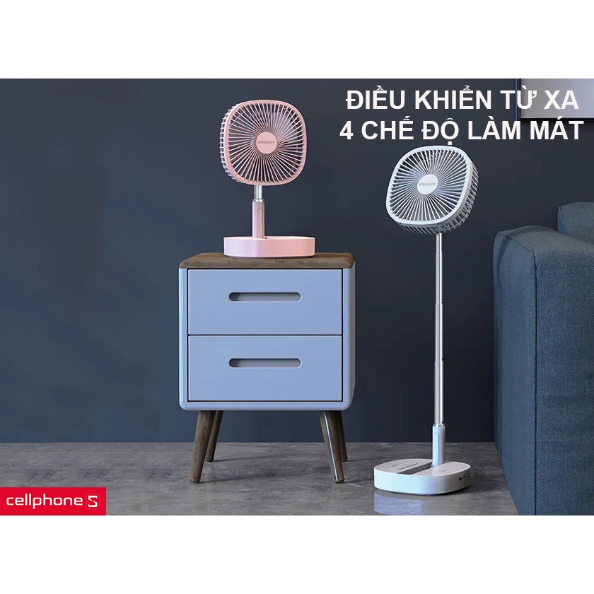 Quạt Pisen Telescopic Folding TP-F05GXZ (Điều khiển từ xa) - Hàng Chính Hãng