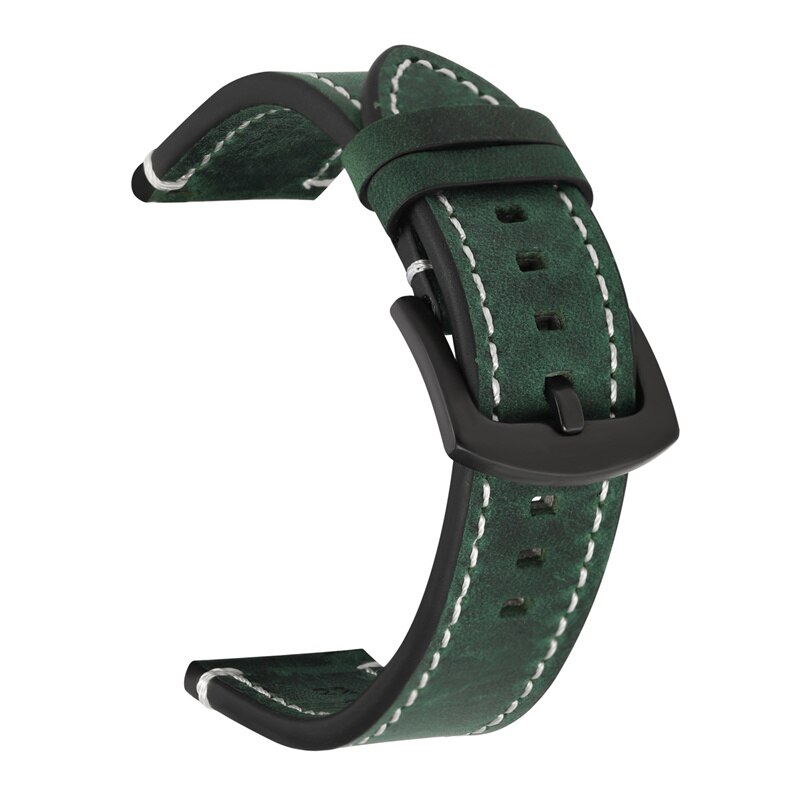 Dây Đeo Bằng Da Thật Phong Cách Vintage Cho Đồng Hồ Thông Minh Samsung Galaxy Watch 5 / 4 44mm 40mm / 5 pro / 4 Classic / Active 2 20mm / 22mm