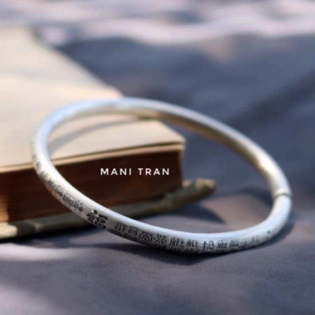 Vòng Tay Khắc Vòng Bạc 𝐕𝐀̣𝐍 𝐏𝐇𝐔́𝐂