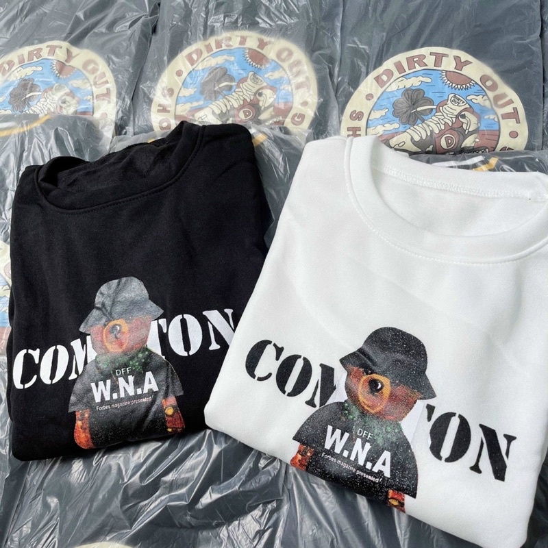 áo sweater nỉ pe comon from dưới 65kg in đẹp chất nỉ mềm mịn