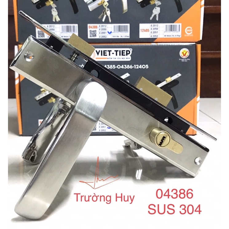 [chính hãng] khoá cửa tay gạt SUS 304 Việt Tiệp 04386 dùng cho cửa Xingfa - Bảo hành 3 năm