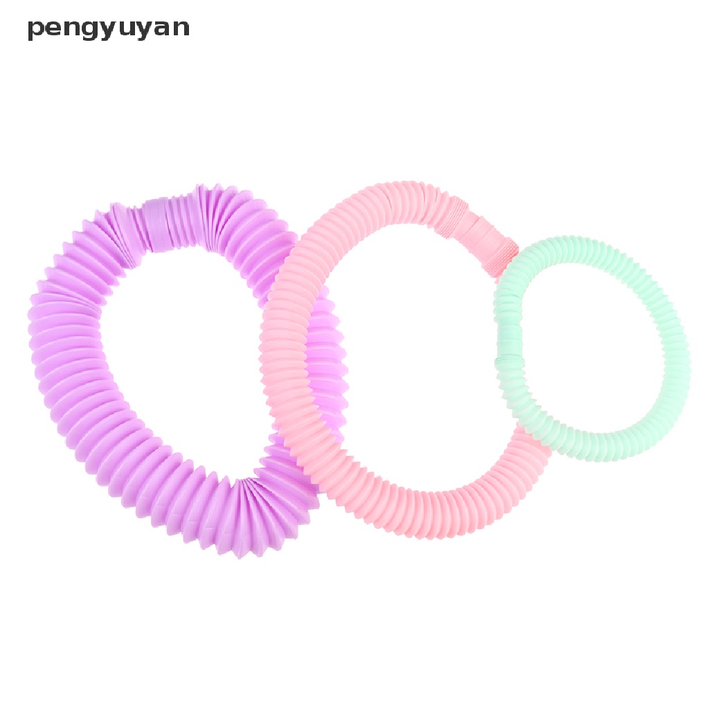 (pengyuyan) 6pcs/set Mini Pop Tubes Sensory Toy For Kids Antistress Toys Plastic Bellows vn