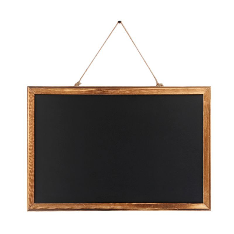 love* Rectangle Hanging Wooden Message Blackboard Chalkboard Wordpad Sign Kids Writing Board