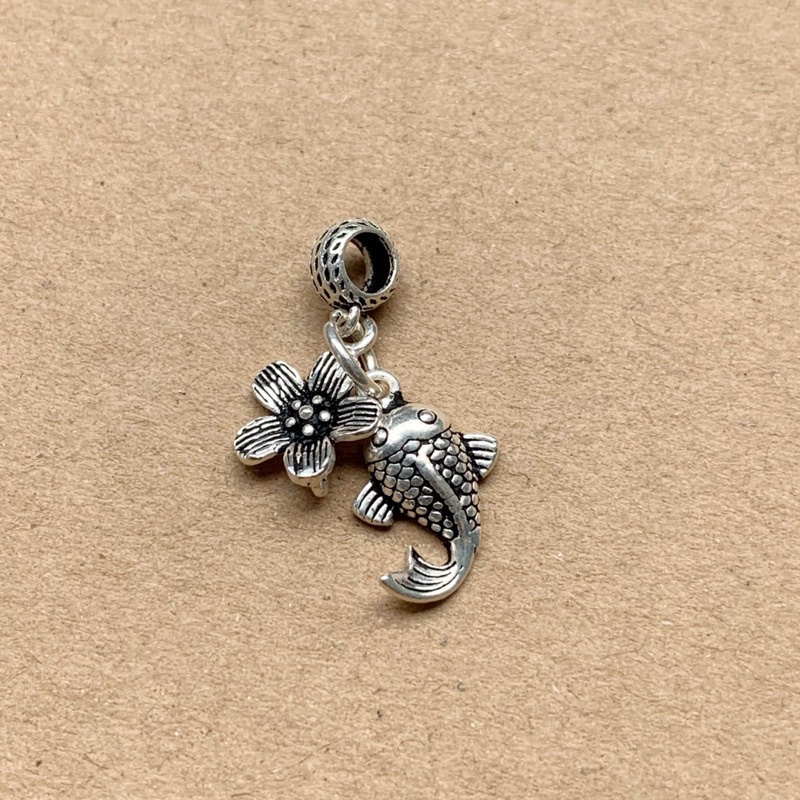 Charm treo cá và hoa - MH318