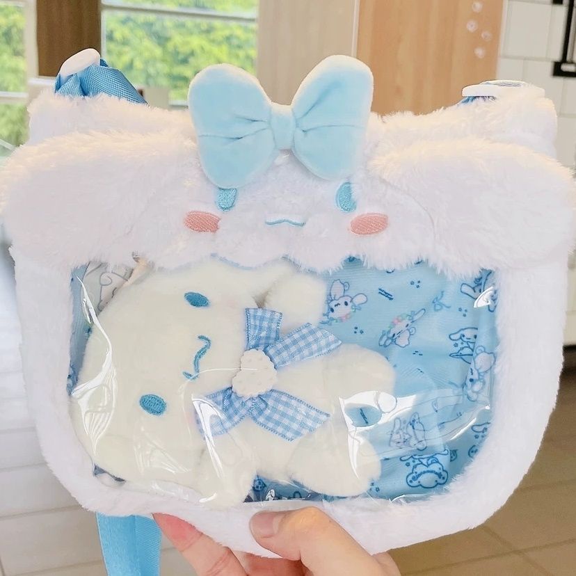 Túi Đeo Chéo Hình Cinnamoroll Kuromi My Melody Dễ Thương