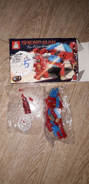 Lắp ráp 1 hộp LegoSridep_man 66012