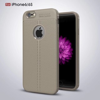 Ốp lưng iPhone 6/6s, iPhone 6plus/6splus Sillicon giả da Auto Focus