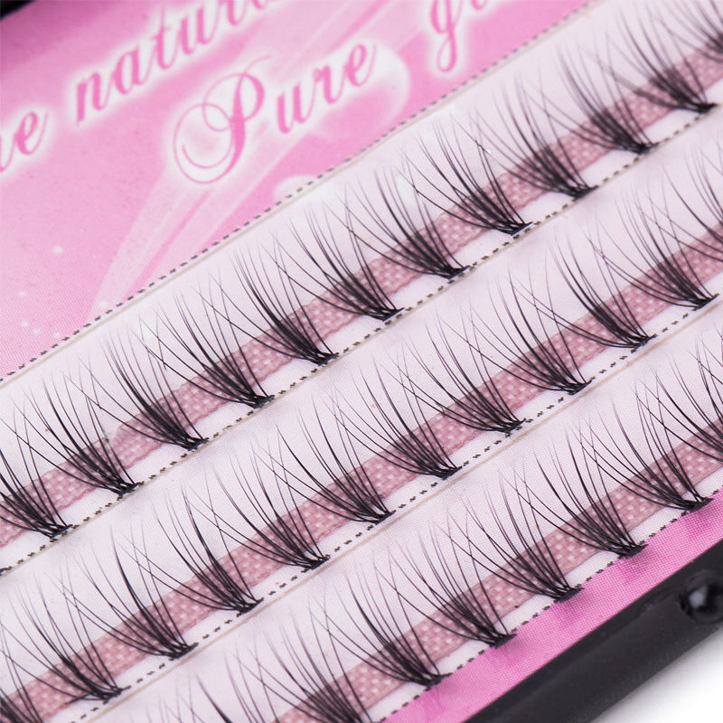 [Hàng mới về] Hộp 60 Cụm Lông Mi Giả 6 / 8 / 10 / 12 / 14mm Chuyên Dụng Cao Cấp