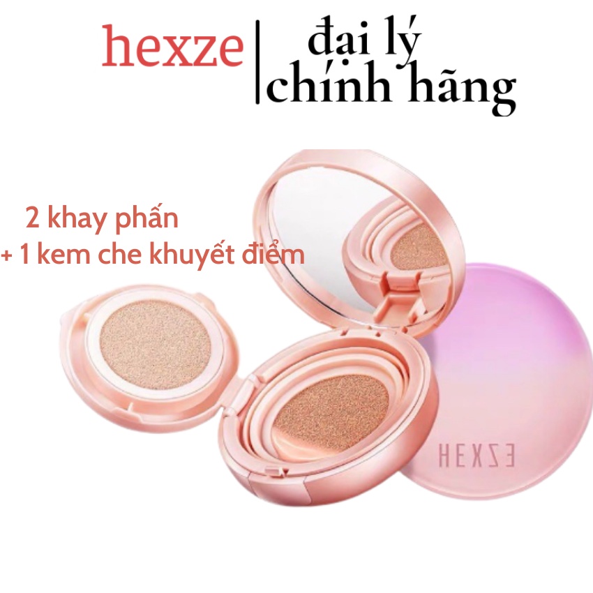 Phấn hexze 2 in1  Cushion phấn nước mịn đẹp  chính hãng