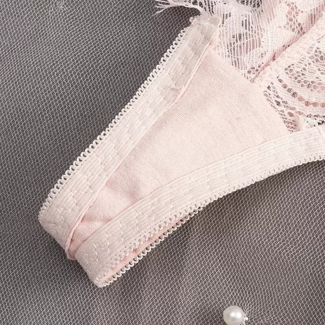 Quần Lót Nữ Lọt Khe Ren Bèo Sexy Quyến Rũ Mềm Mịn Min Underwear 241190