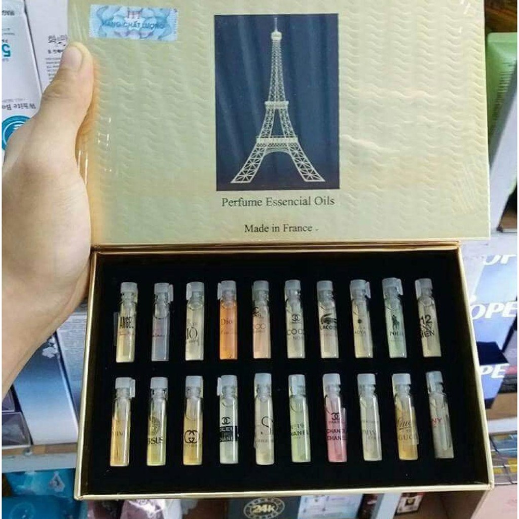 Bộ Test Nước Hoa 20 Ống Thơm Dai | Thế Giới Skin Care