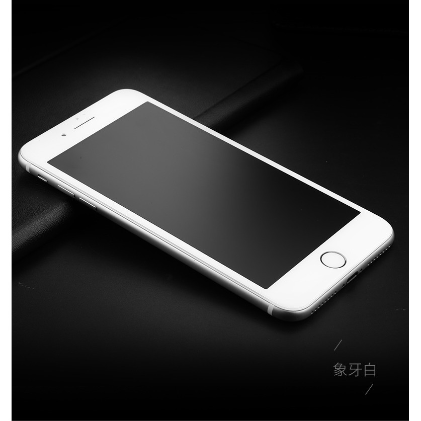 [TẶNG DÁN VÂN CARBON] Kính cường lực chống vân tay iPhone các dòng - Full màn - iPhone 6S, 7, 8 Plus, iP XS max,iP11 Pro
