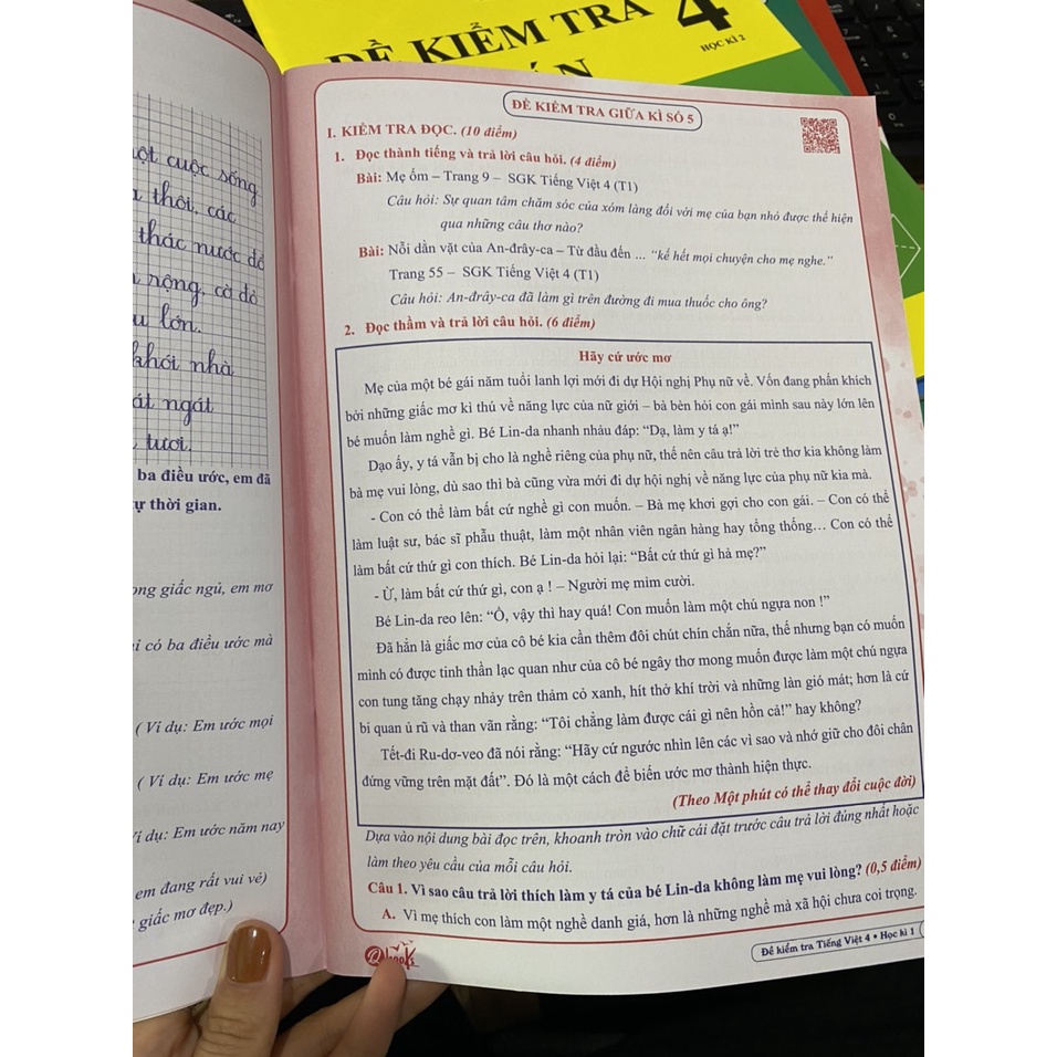 Sách - Combo Đề kiểm tra tiếng việt 4