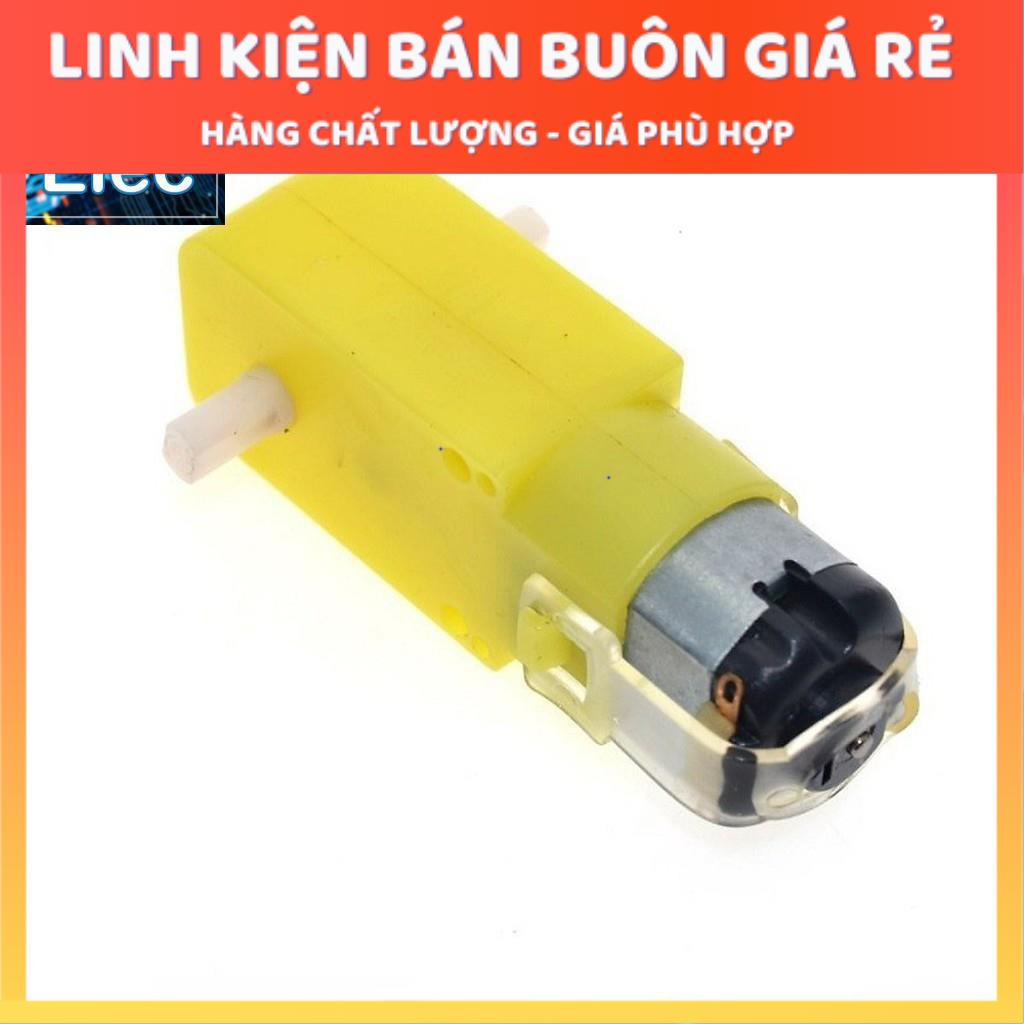 Động Cơ Giảm Tốc Vàng Màu Vàng 2 Trục DC3-6V