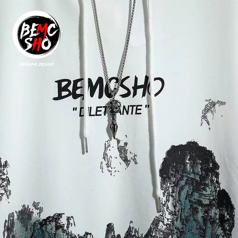 Áo Thun Hoodie Tay Ngắn Dáng Rộng Phong Cách Hip Hop Đường Phố Thời Trang Mùa Hè 5Xl