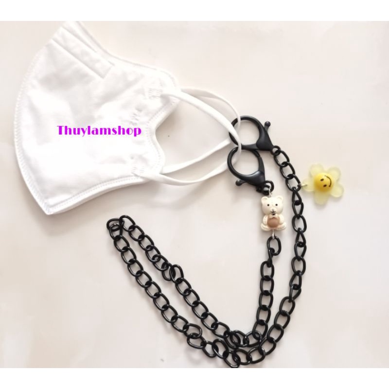 Dây đeo khẩu trang chống rớt mic gấu mặt trời dễ thương mã AT67