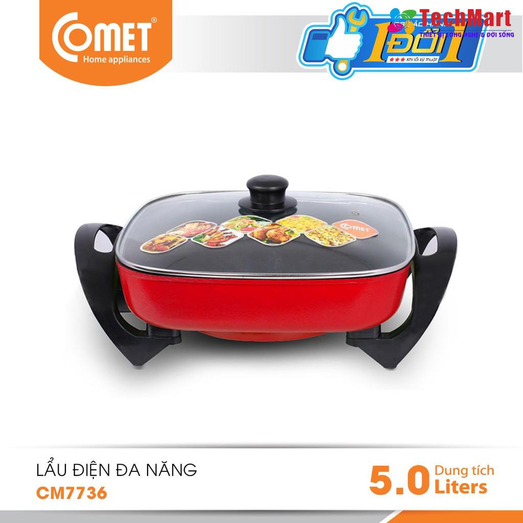 Chảo lẩu điện đa năng Comet CM7736 5L