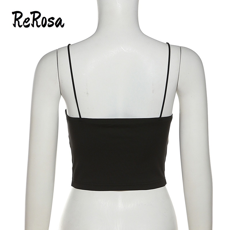 Áo Tank Top Hai Dây Màu Trơn Dáng Ôm Thời Trang Quyến Rũ Cho Nữ