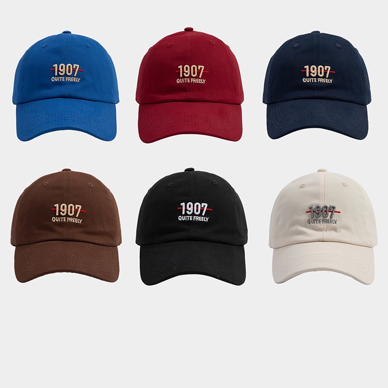 Mũ Lưỡi Trai Che Nắng Thêu Họa Tiết 1907 Thời Trang Cho Mẹ Và Bé