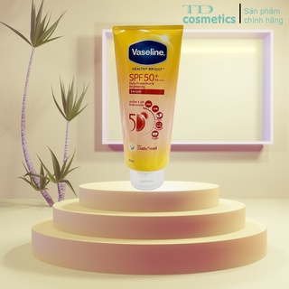 Sữa dưỡng thể vaseline dưỡng sáng da, chống nắng 320ml healthy bright sun + pollution protection spf 50+ pa++++
