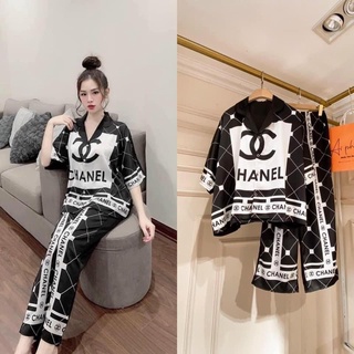 Bộ Pijama Lụa Latin Thiết Kế Cao Cấp