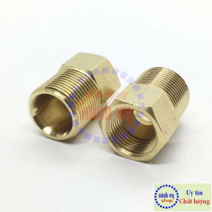 Khớp chuyển ngoài 22mm sang ren trong 18mm phụ kiện máy rửa xe Minh Vy