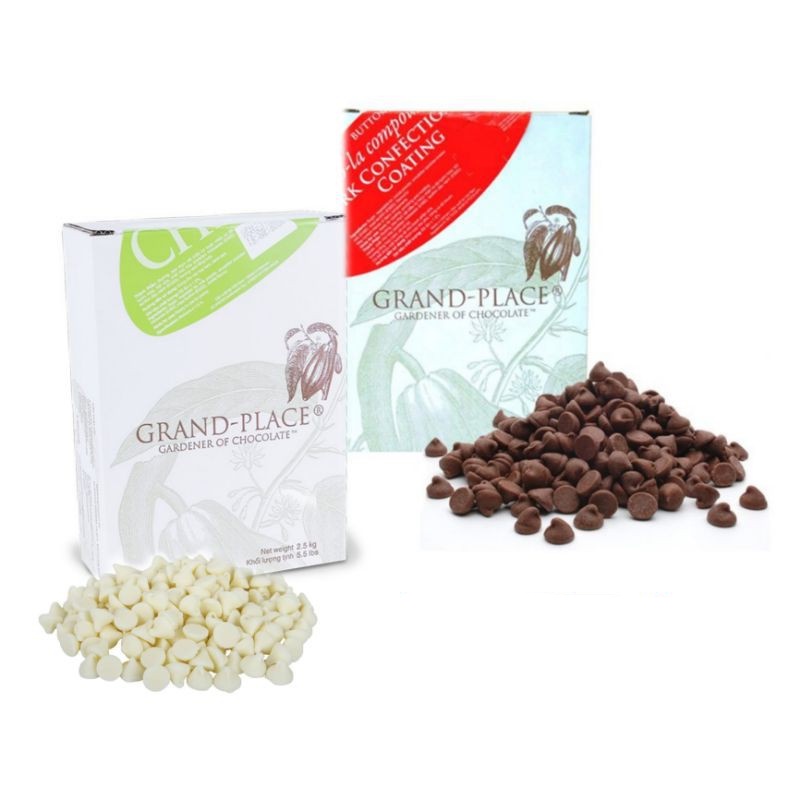 Socola chip đen Grand Place Puratos hộp 2.5kg