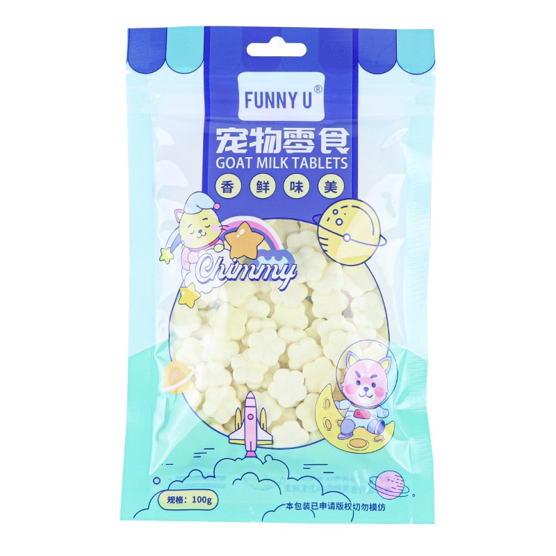 Viên xương sữa dê bổ sung Canxi cho Chó mèo Funny U 100g