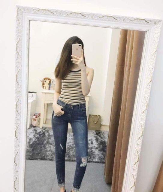 [MỚI VỀ THÊM MÀU VỪA] Skinny rách sneakpeek xước ống  | BigBuy360 - bigbuy360.vn