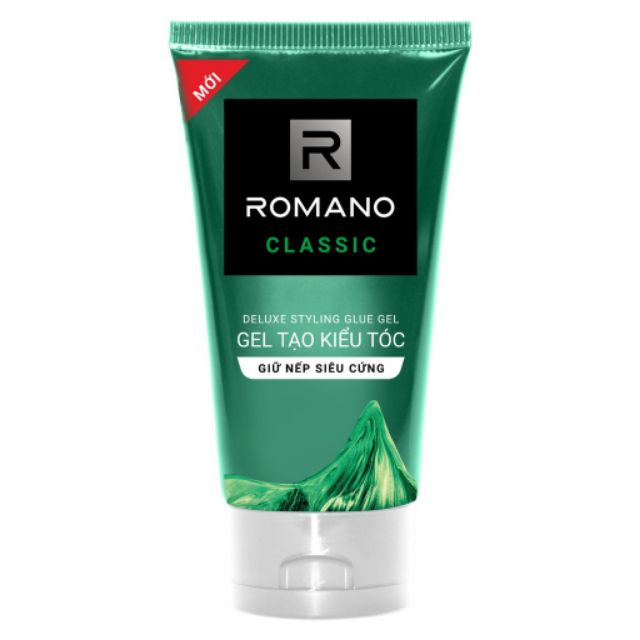 [ROMANO HÀNG CHÍNH HÃNG] GEL VUỐT TÓC ROMANO SIÊU CỨNG 150G