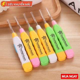 Ngoáy tai có đèn led - Lấy ráy, dáy tai, soi tai, ngoáy tai có đèn cho bé