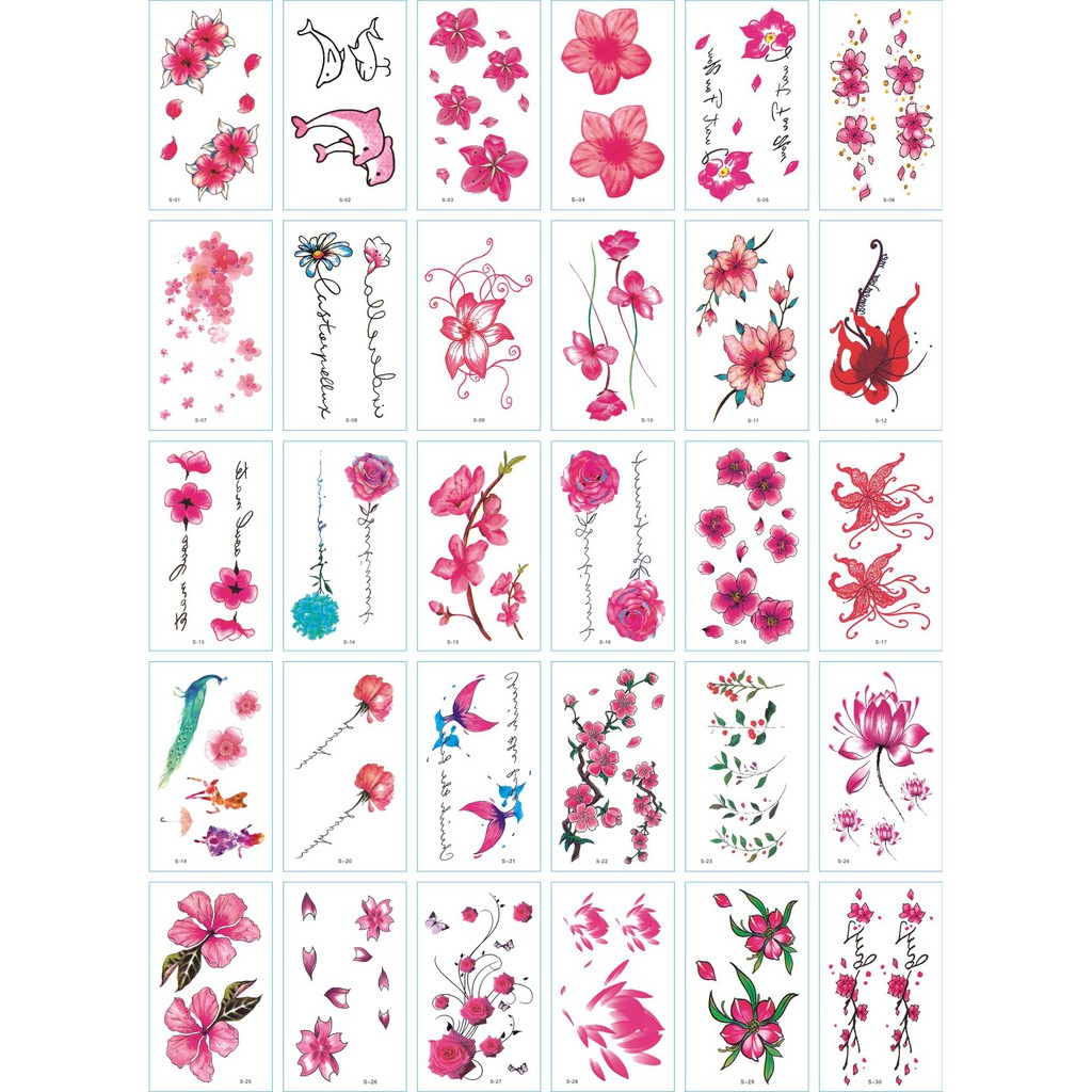 ✔️️️ 1 miếng dán hình Tatto nhỏ