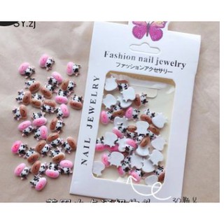 charm bò sữa trang trí nail giá lẻ theo cái