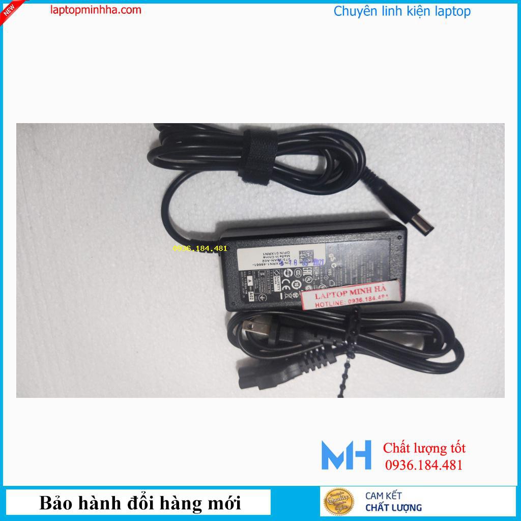 sạc laptop dell 19.5v- 3.34A công suất 65w chân kim to hàng zin có logo dell chắc chìm vào thân sạc