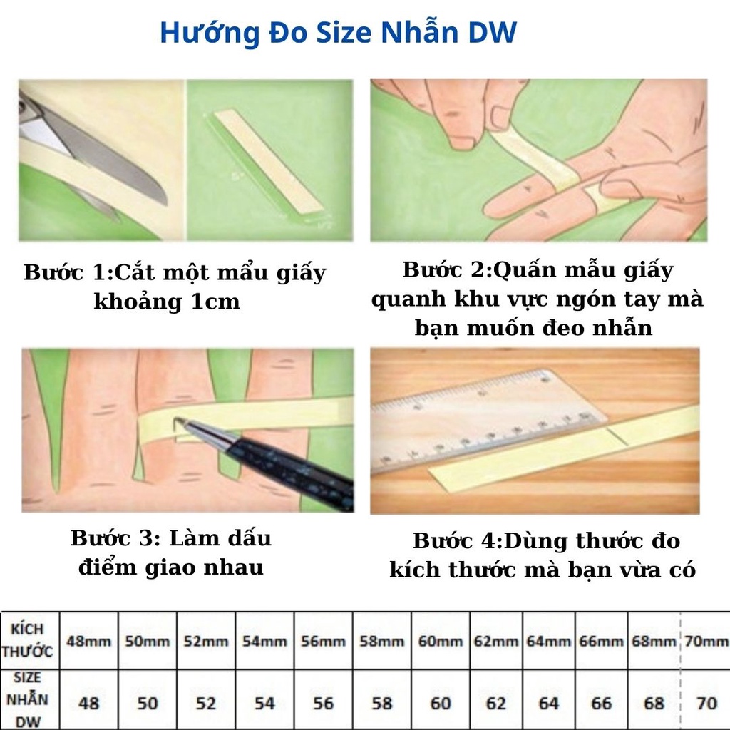 Nhẫn Daniel Wellington Elan Ring  V3- Nhẫn DW hợp kim titan-Nhẫn chống gỉ ,phai màu-Khắc tên theo yêu cầu