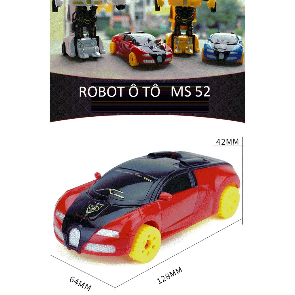 ( free ship) Robot biến hình -ô tô biến hình-đồ chơi