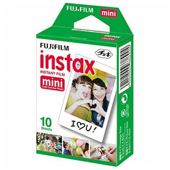 Fujifilm Instax Mini Film pack 10 tấm Giấy in dành cho máy ảnh Fujifilm Instax mini và máy Leica sofort