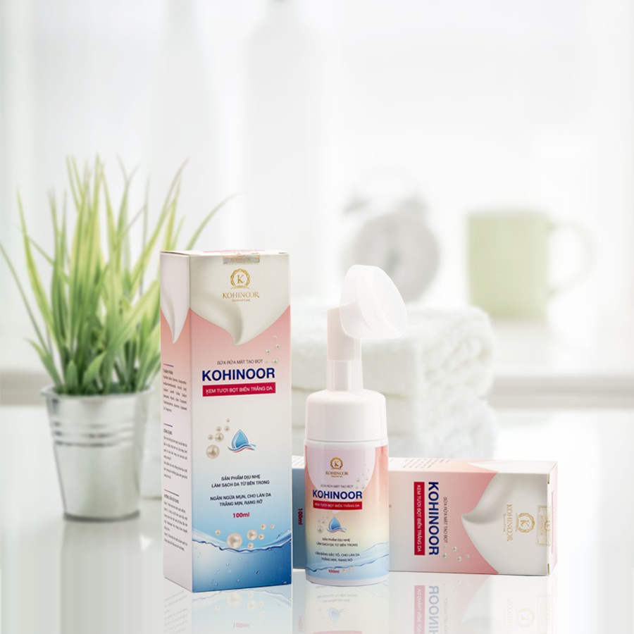Sữa Rửa Mặt Kohinoor có đầu massage - Hỗ trợ làm sạch sâu