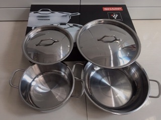 BỘ NỒI VÀ CHẢO  INOX PR-J03