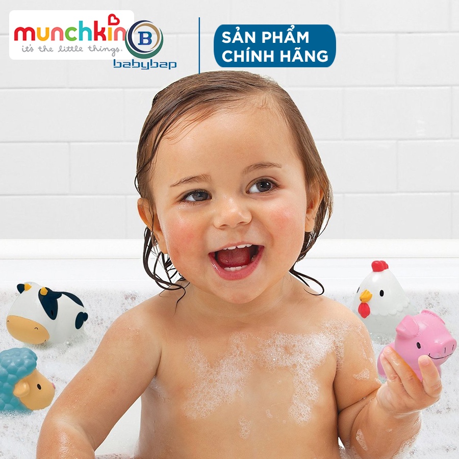 Bộ 4 Sinh Vật Nông Trại Munchkin Phù Hợp Với Bé Từ 9 Tháng Tuổi Trở Lên