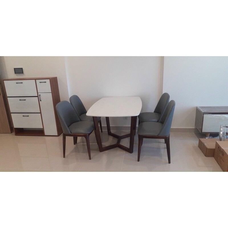 Bộ bàn ăn concorde ghế Grace cao cấp.