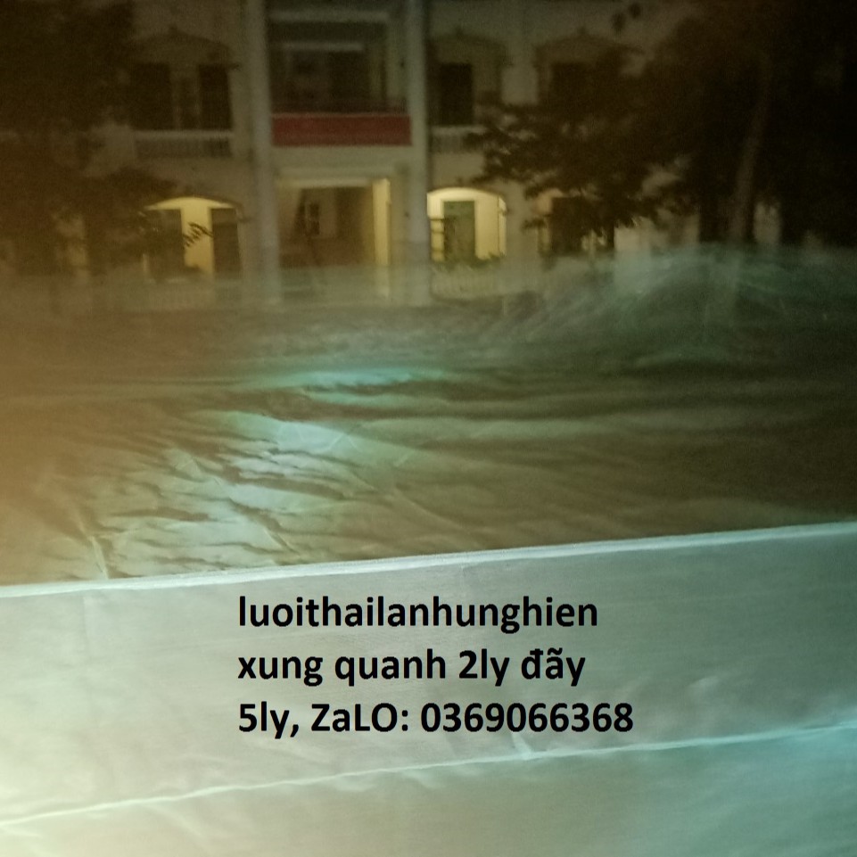 Tráng Nuôi Cá Xung Quanh 2ly đáy 5ly dài 9 rông 4 cao 1,5 Nuôi Cá Từ Nhỏ Tới To, Lưới Thái Lan Hương cá tra cá chuôi hoa