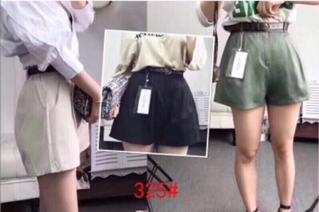 Xả kho- Quần đùi thô cạp túi đứng kèm đai lưng hàng Quảng Châu