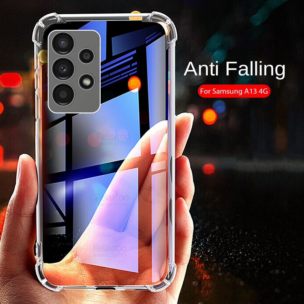 Samung A13 4G Case Clear Silicone Protect Cover For Samsung Galaxy A53 A23 A33 A73 A 13 23 33 53 73 2022 Camera Shockproof Coque