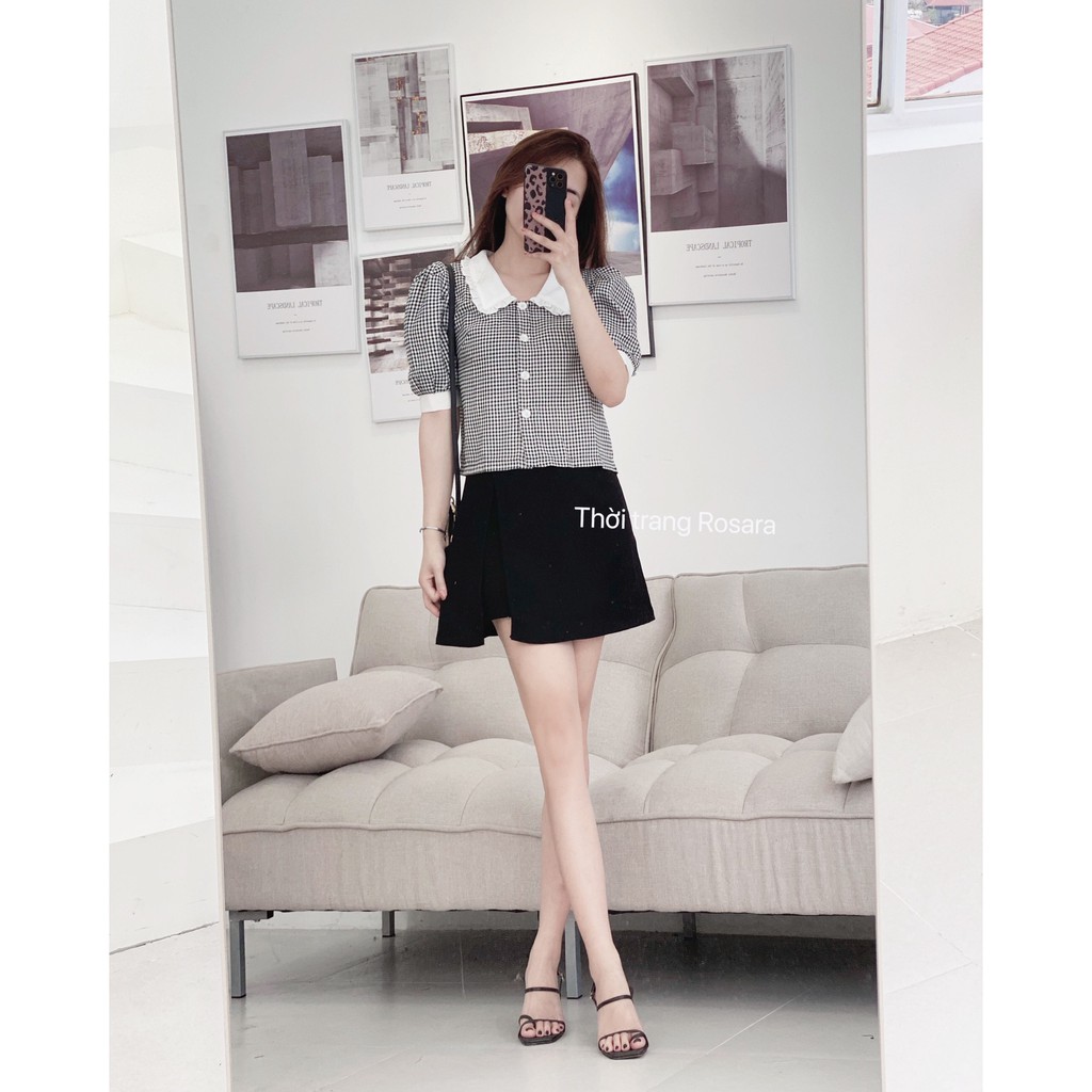 [Mã FADIRECT20 giảm 20K đơn 150K] Chân váy chữ A xẻ có lót quần không nhăn CV03 | BigBuy360 - bigbuy360.vn