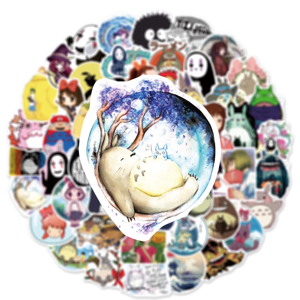 Bộ 100 Sticker Hoạt Hình Xinh Xắn Dùng Để Trang Trí