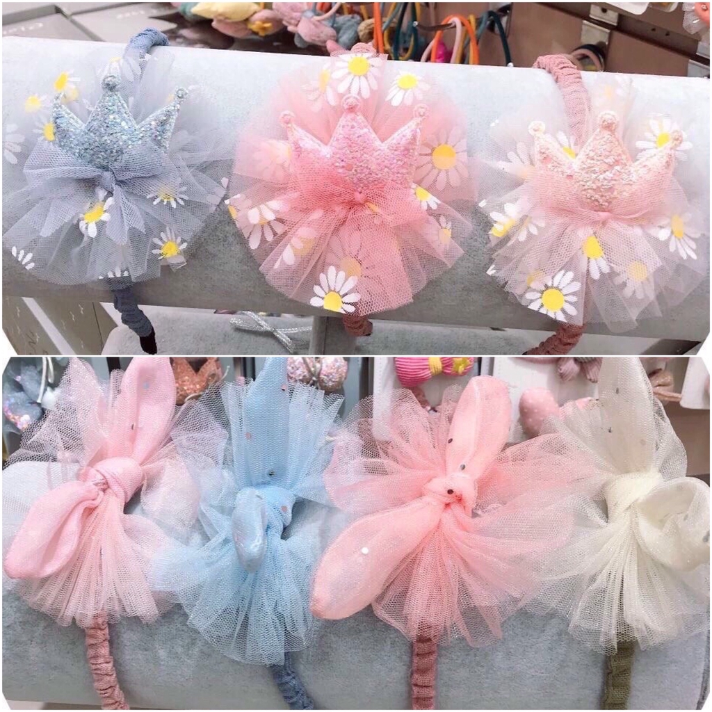 [HOT ITEMS] Set 3 bờm tóc bé gái họa tiết đáng yêu phong cách Hàn Quốc