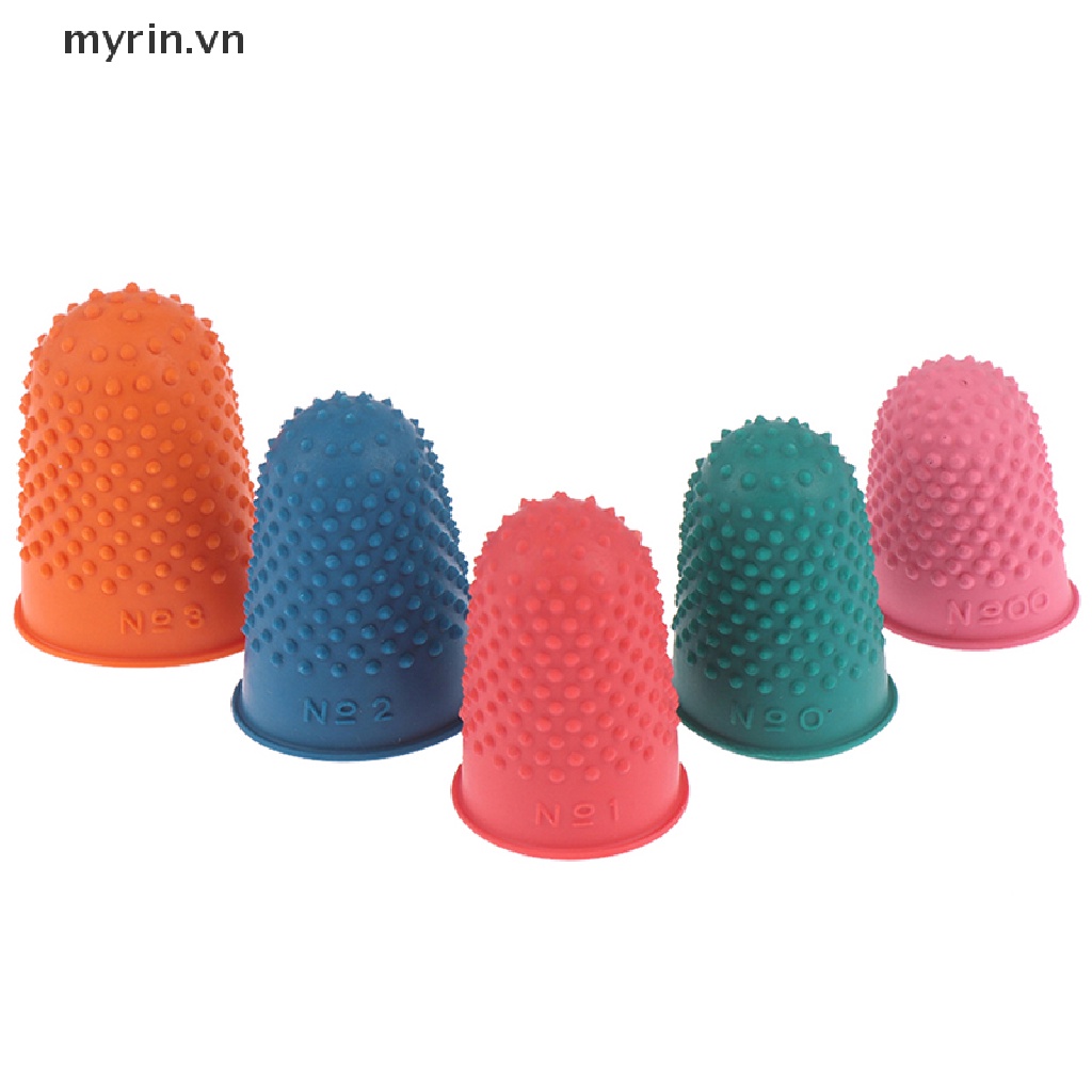 Bộ 5 Miếng Cao Su Bảo Vệ Ngón Tay Khi May Vá Thủ Công