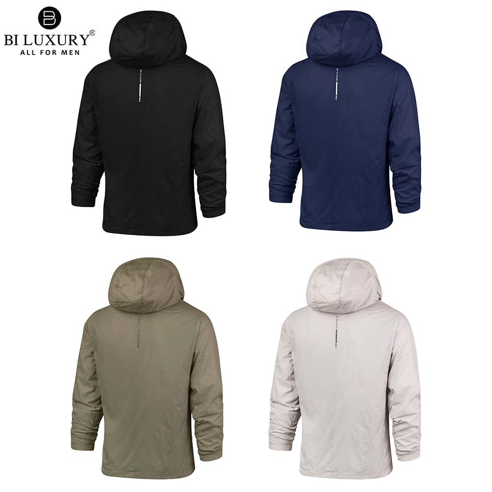 [Mã FAMALLT5 giảm 15% đơn 150K] Áo Khoác Gió Biluxury 4AG1T001 mũ rút kháng gió chống nước nhẹ kiểu dáng thời trang | BigBuy360 - bigbuy360.vn