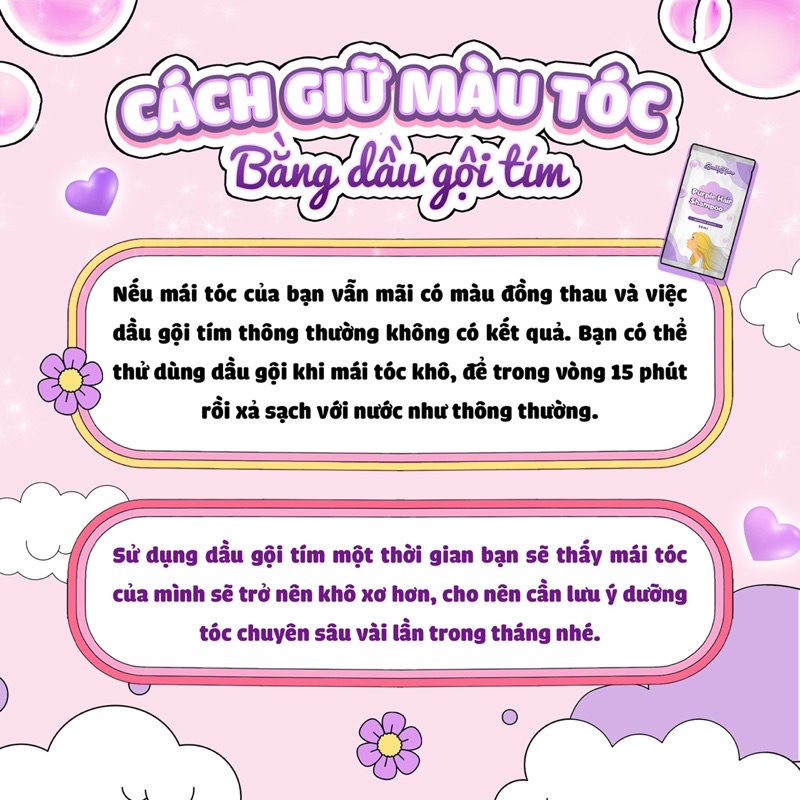 Dầu gội tím khử vàng Goodbye Yellow độc quyền thương hiệu Buddyhairs , Buddy.hairs, Buddyhair